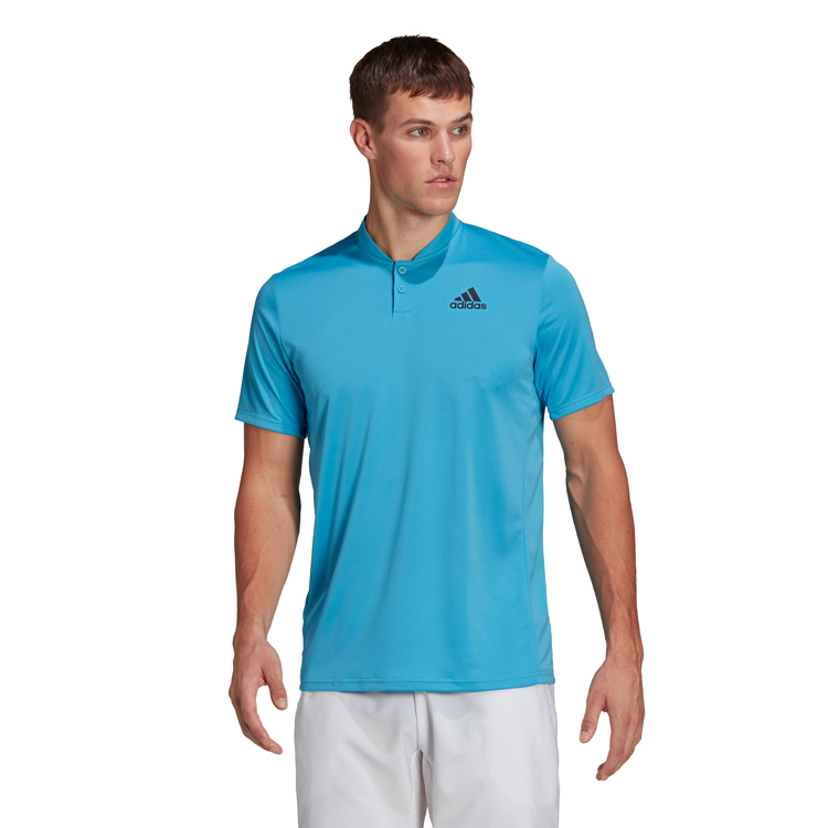  Polo pt bărbați Adidas CLUB HENLEY M Albastru deschis  photo 2